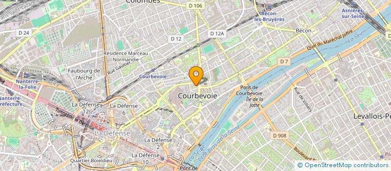 localisation de l'entreprise RELYANCES à COURBEVOIE