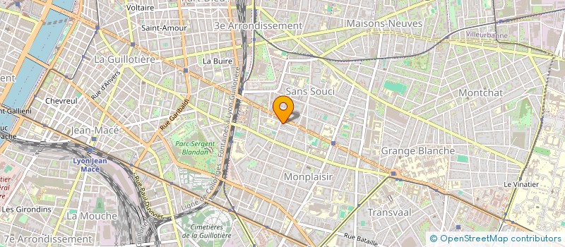 localisation de l'entreprise RELYENS INNOVATION SANTE  LYON