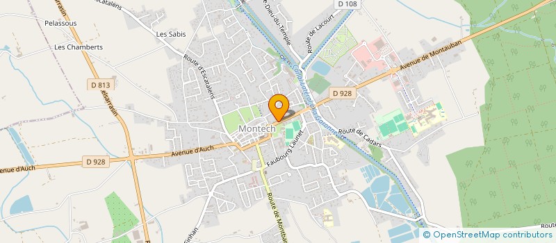 localisation de l'entreprise REM  MONTECH