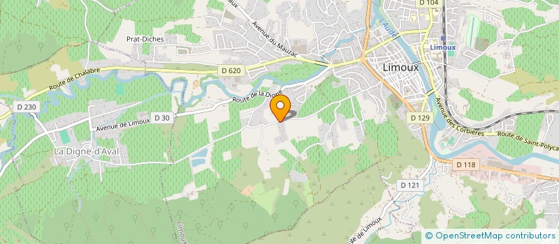 localisation de l'entreprise REM  LIMOUX