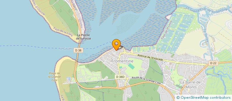 localisation de l'entreprise REM  LA BARRE-DE-MONTS