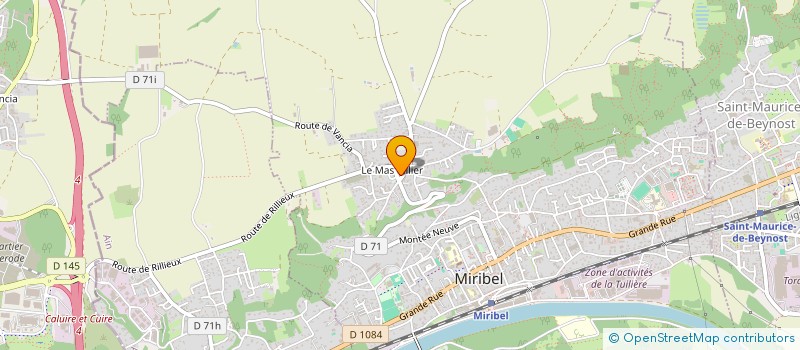 localisation de l'entreprise REM CONCEPT à MIRIBEL