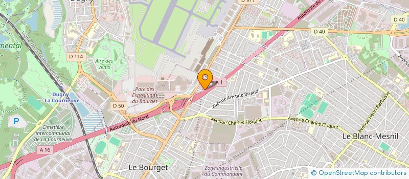 localisation de l'entreprise REM'NOV à LE BLANC-MESNIL