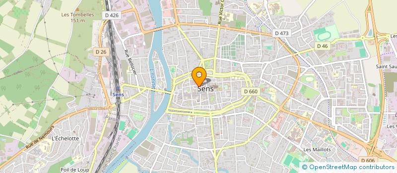 localisation de l'entreprise REM'S à SENS
