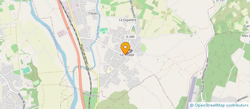 localisation de l'entreprise REM-SUD INDUSTRY  SAINT-HILAIRE-DE-BRETHMAS