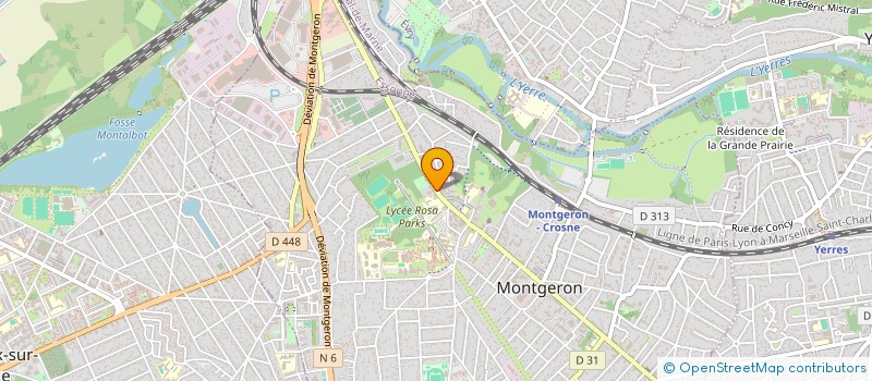 localisation de l'entreprise REM7 CONSULTING  MONTGERON