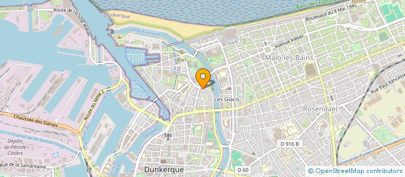 localisation de l'entreprise REMA à DUNKERQUE