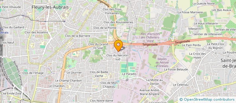 localisation de l'entreprise REMA CENTRE  ORLEANS