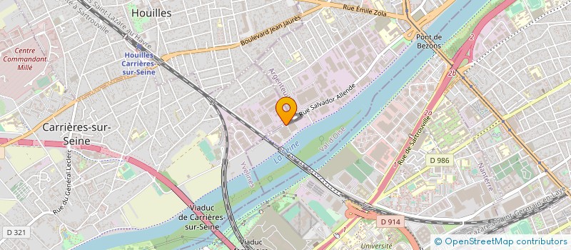 localisation de l'entreprise REMA GROUPE à ARGENTEUIL