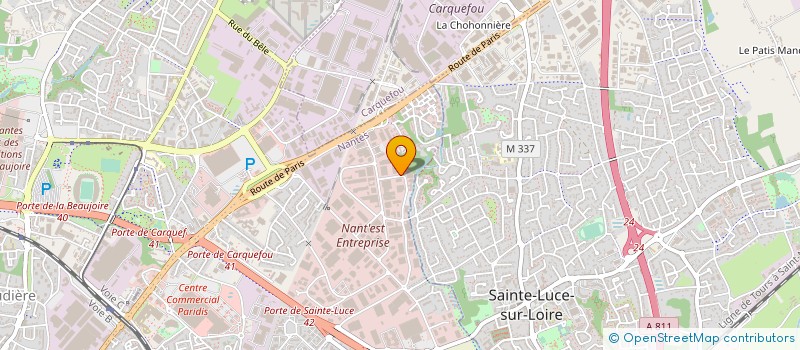 localisation de l'entreprise REMA OUEST à NANTES