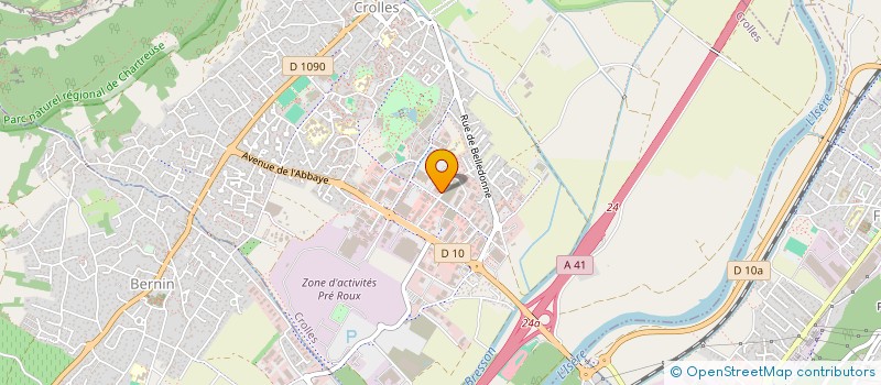 localisation de l'entreprise REMACHAP ARTMADARI  CROLLES