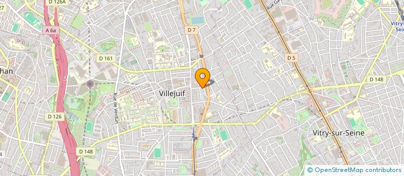 localisation de l'entreprise REMACO à VILLEJUIF