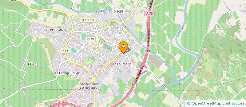 localisation de l'entreprise REMACOJEOL  PEZENAS