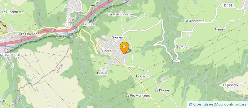 localisation de l'entreprise REMAJU  TREVES