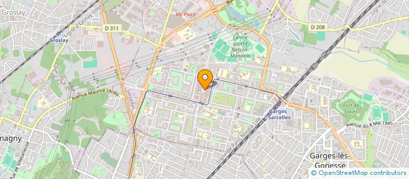 localisation de l'entreprise REMAKE à SARCELLES