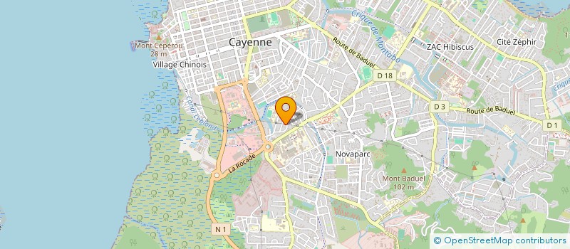 localisation de l'entreprise REMALEX TRANSPORTS à CAYENNE