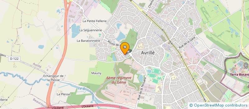 localisation de l'entreprise REMALI à AVRILLE