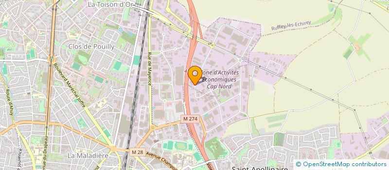 localisation de l'entreprise REMALI  DIJON