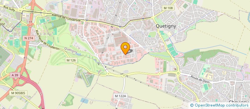 localisation de l'entreprise REMALU à QUETIGNY
