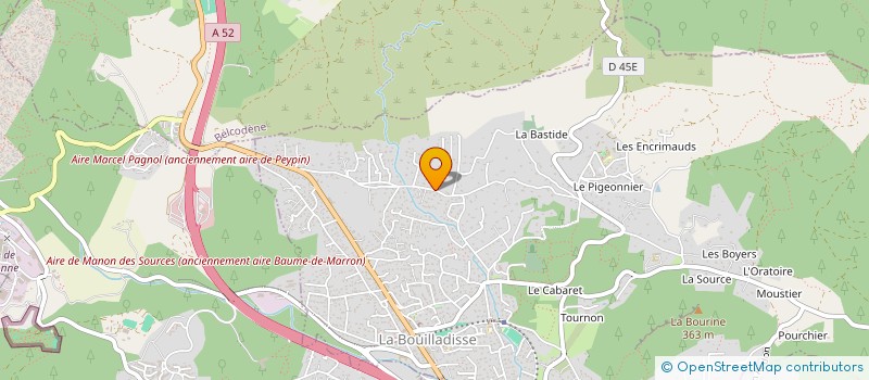 localisation de l'entreprise REMANENCE  LA BOUILLADISSE