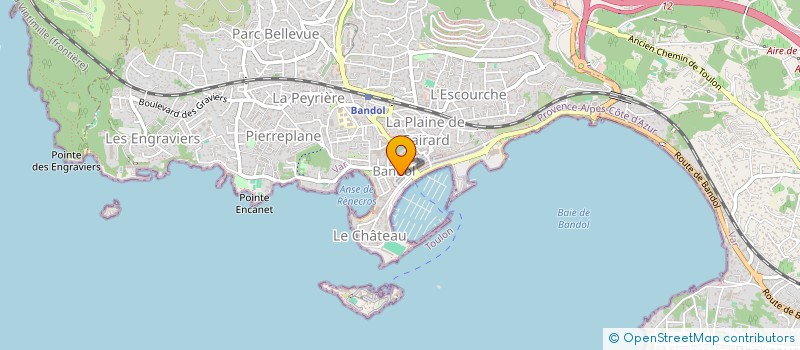 localisation de l'entreprise REMANENCE  BANDOL