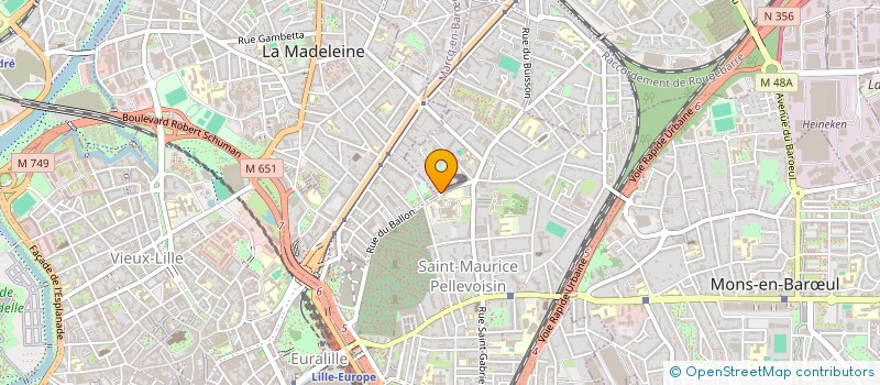 localisation de l'entreprise REMANENS  LILLE