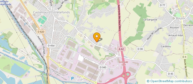 localisation de l'entreprise REMAT à CASTELNAU-D'ESTRETEFONDS