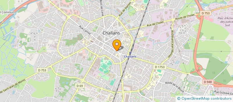 localisation de l'entreprise REMAUD PARTICIPATIONS à CHALLANS