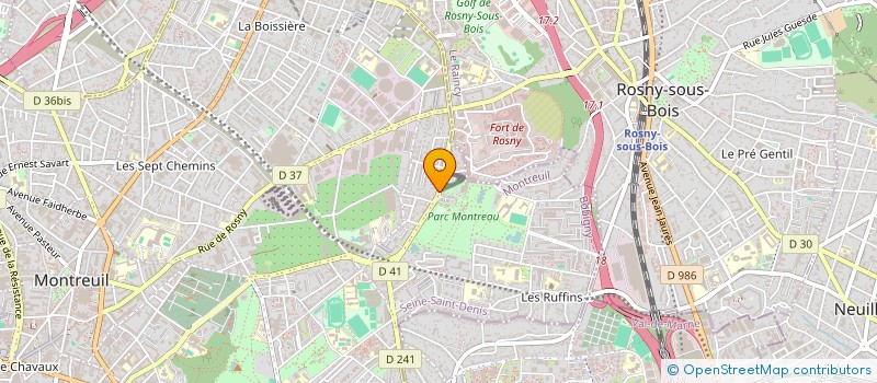 localisation de l'entreprise REMAUTO à MONTREUIL