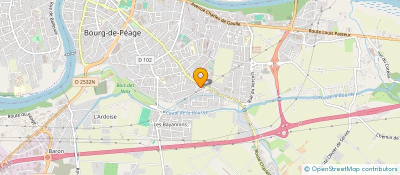 localisation de l'entreprise REMAVALOZOX  BOURG-DE-PEAGE