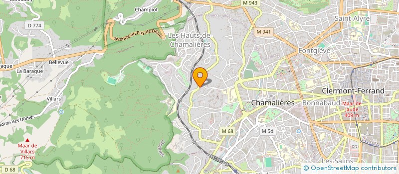 localisation de l'entreprise REMAVI II  CHAMALIERES