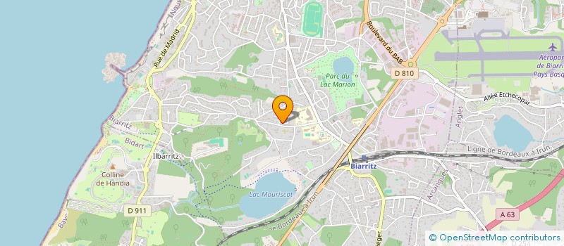 localisation de l'entreprise REMAZ HOLDING à BIARRITZ
