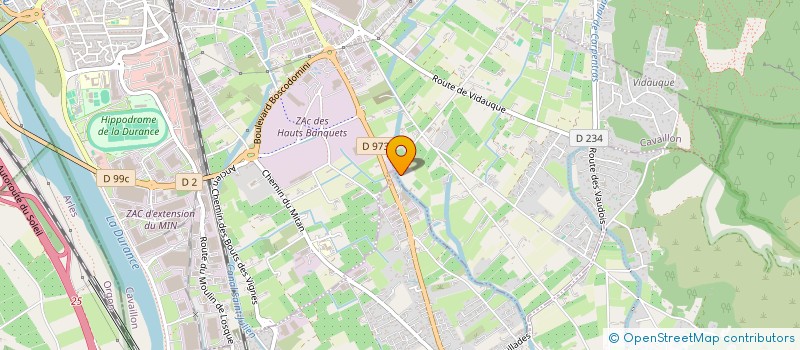 localisation de l'entreprise REMB  CAVAILLON