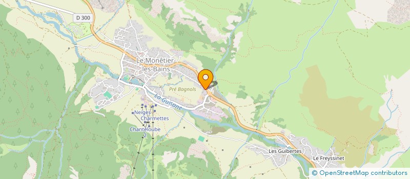 localisation de l'entreprise REMBAUD AURELIEN ET PERRET JEANNE  LE MONETIER-LES-BAINS