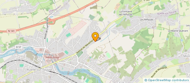 localisation de l'entreprise REMBERGES  RUELLE-SUR-TOUVRE