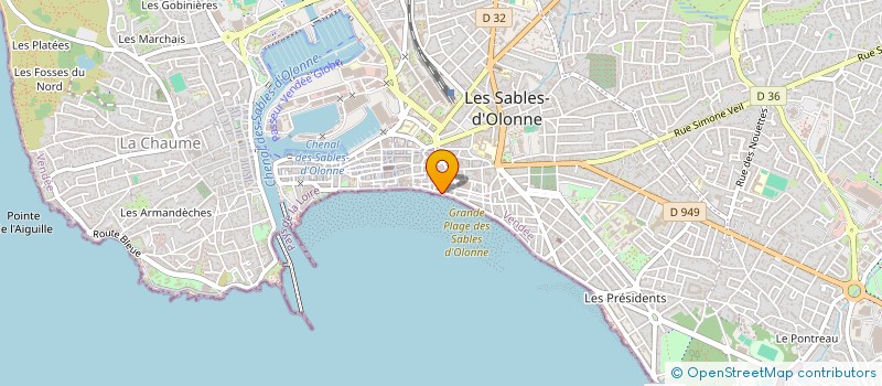 localisation de l'entreprise REMBLAI 58 à LES SABLES D'OLONNE
