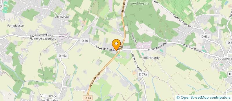 localisation de l'entreprise REMBLAIS PYRENEENS à VILLENEUVE-LES-BOULOC