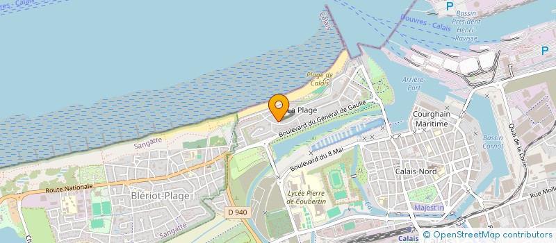 localisation de l'entreprise REMBRANDT 287  CALAIS