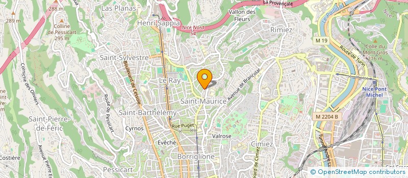 localisation de l'entreprise REMBRANDT à NICE