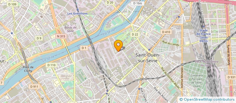 localisation de l'entreprise REMCO à SAINT-OUEN-SUR-SEINE
