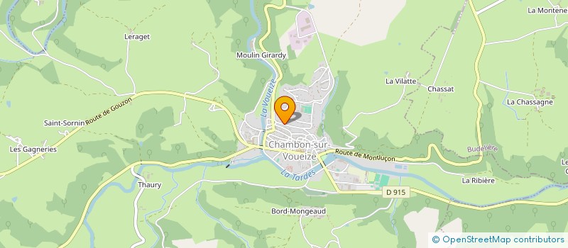 localisation de l'entreprise REMEDIUM à CHAMBON-SUR-VOUEIZE