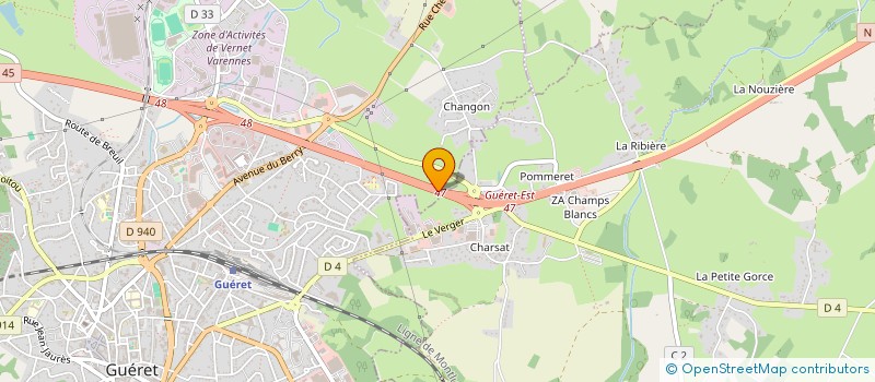localisation de l'entreprise REMERAND  SAINT-SULPICE-LE-GUERETOIS