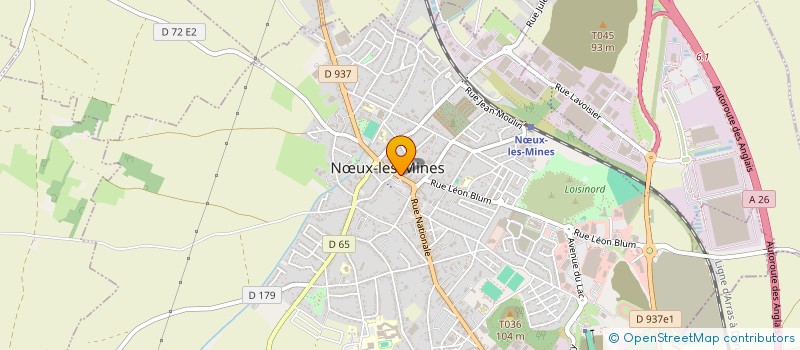 localisation de l'entreprise REMI  NUX-LES-MINES