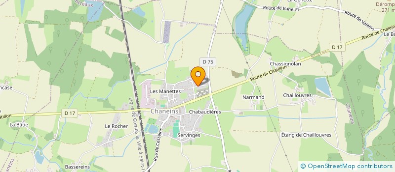 localisation de l'entreprise REMI AGENCEMENT CHARPENTE  CHANEINS