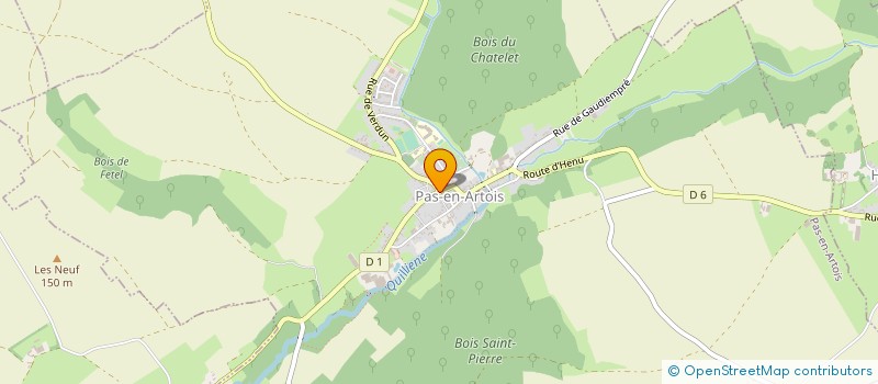 localisation de l'entreprise REMI BAUCHET  PAS-EN-ARTOIS