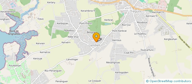 localisation de l'entreprise REMI CONTIN  TREGUNC