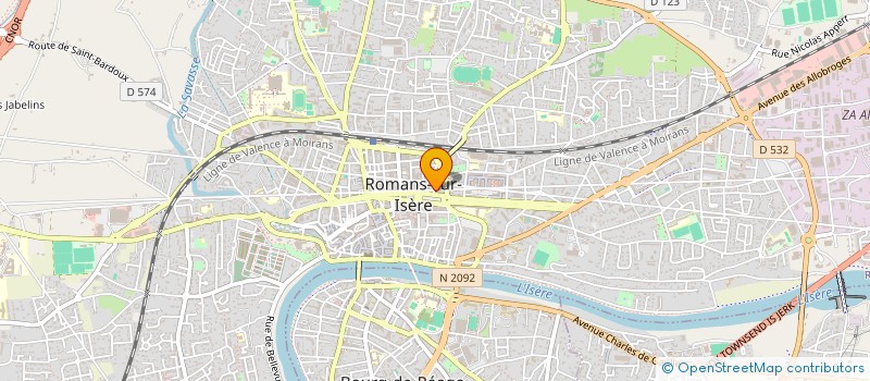 localisation de l'entreprise REMI DELHOMME à ROMANS-SUR-ISERE