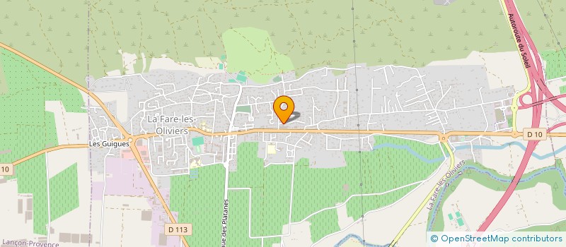 localisation de l'entreprise REMI DI CRASTO TRAVAUX  LA FARE-LES-OLIVIERS