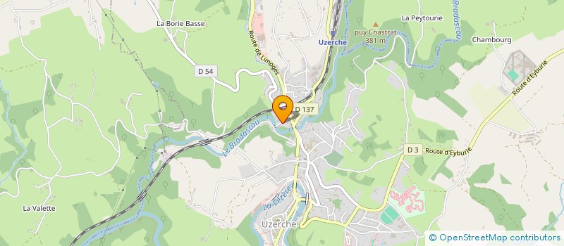 localisation de l'entreprise REMI DOMERGUE à UZERCHE