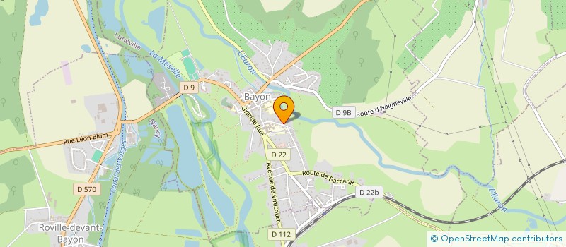 localisation de l'entreprise REMI GUSTIN CHAUFFEUR PRIVE à BAYON